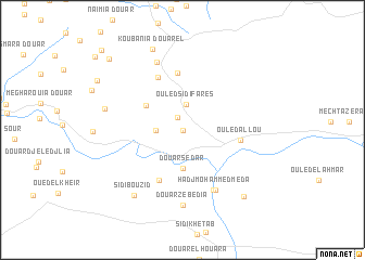 map of Douar Mʼhamid